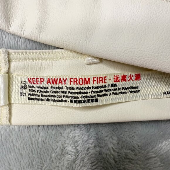 Free People Katrina Vegan Leather Bralette Evening Creme Festival Baddie Medium - Picture 10 of 12